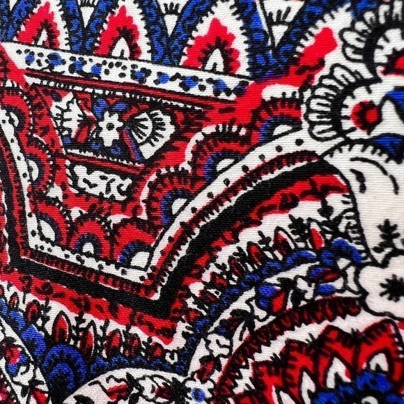 Talbots Woman Plus Size 16W Pleated Skirt Boho Summer - Picture 3 of 8